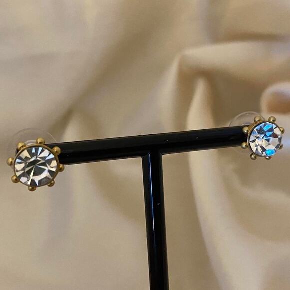 Kate Spade “Flying Colors” Crystal Bezel Earrings - Picture 4 of 6